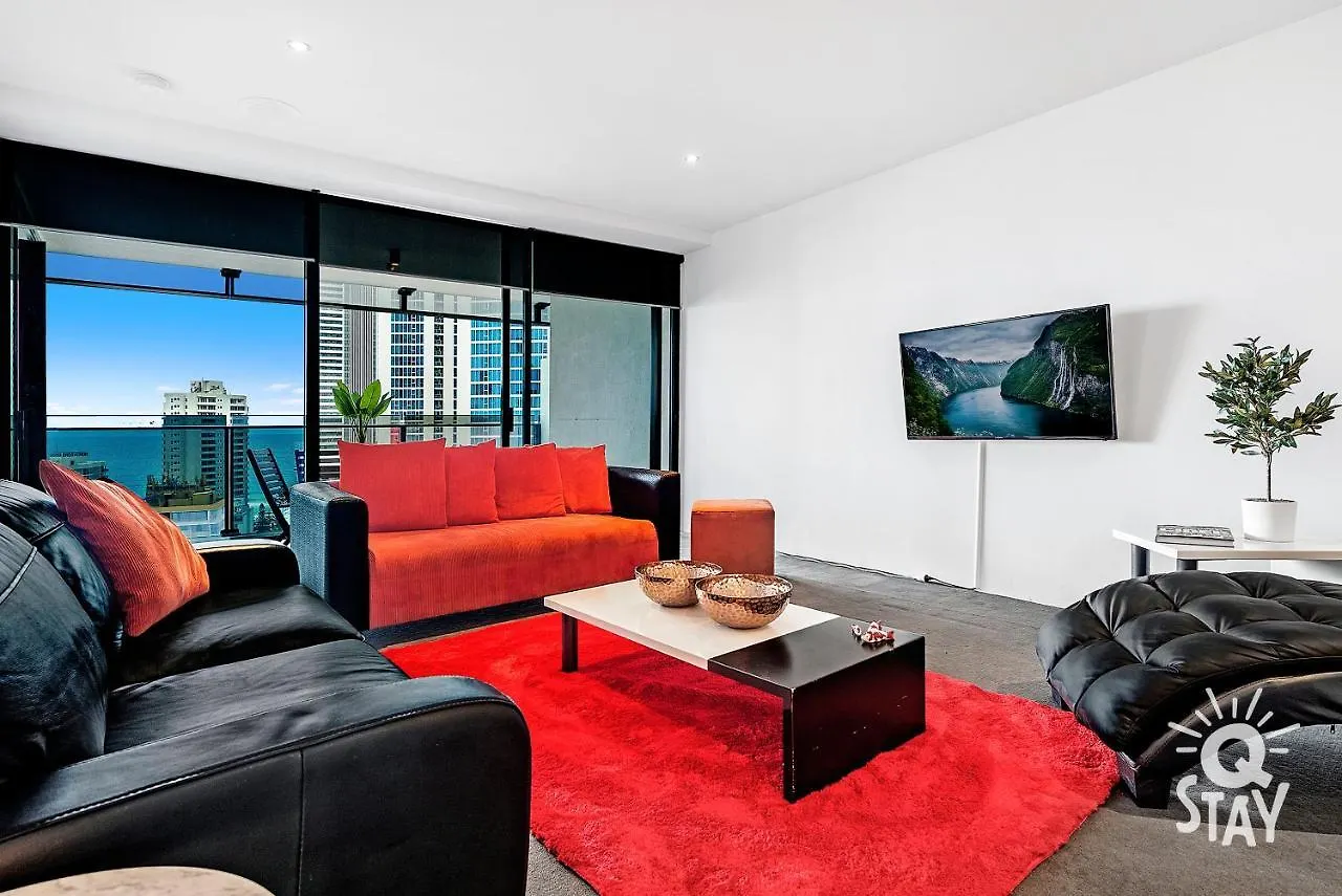 Circle On Cavill, 1 Bedroom Ocean Family Apartment Surfers Paradise Guldkusten